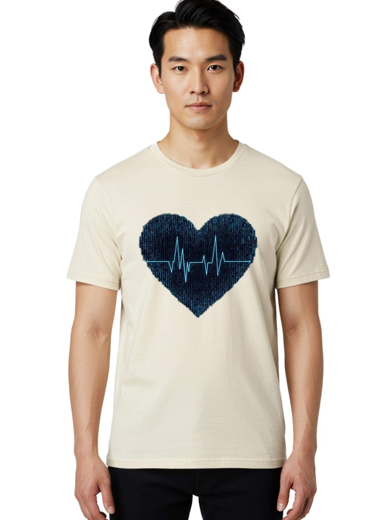 Denim-Heartbeat Men'S Graphic Tee, 100% Cotton, Comfortable Casual Summer Wear, Machine Washable, Vintage Camera, Old Camera, Antique Camera, Black Camera, Classic Photography, Photography Equipment, Nostalgic Device, Film Camera, Camera Art Bam242