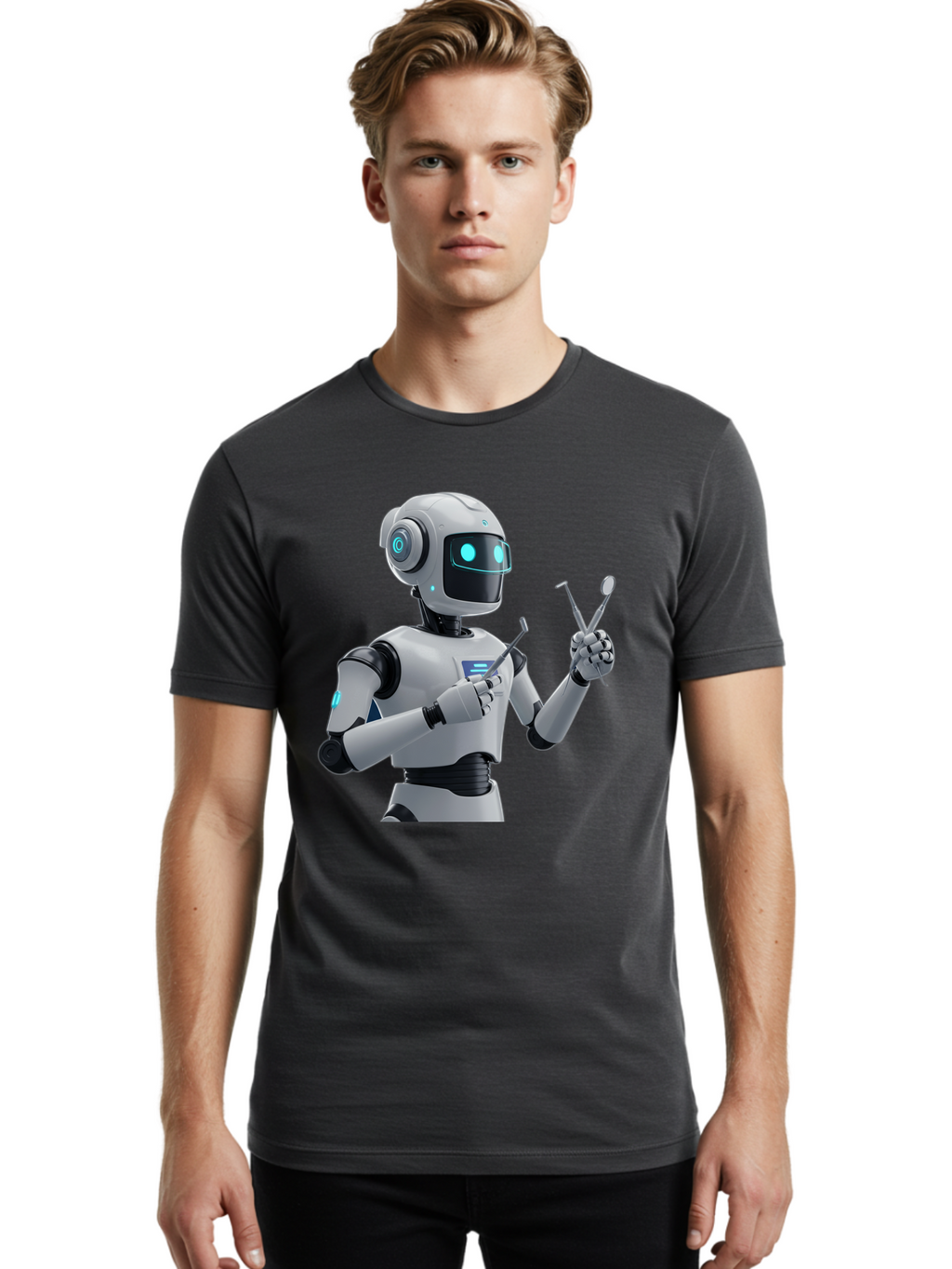 Dental-Robot Men'S Graphic Tee, 100% Cotton, Comfortable Casual Summer Wear, Machine Washable, Vintage Camera, Old Camera, Antique Camera, Black Camera, Classic Photography, Photography Equipment, Nostalgic Device, Film Camera, Camera Art Bam244