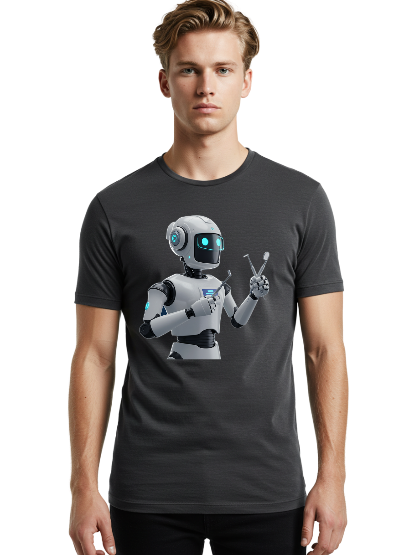 Dental-Robot Men'S Graphic Tee, 100% Cotton, Comfortable Casual Summer Wear, Machine Washable, Vintage Camera, Old Camera, Antique Camera, Black Camera, Classic Photography, Photography Equipment, Nostalgic Device, Film Camera, Camera Art Bam244
