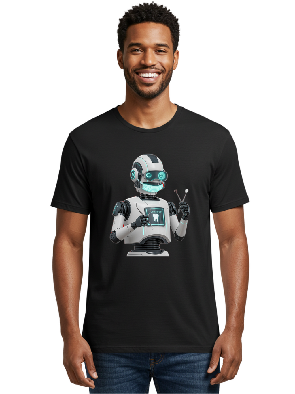 Dento-Dent-Robot Men'S Graphic Tee, 100% Cotton, Comfortable Casual Summer Wear, Machine Washable, Vintage Camera, Old Camera, Antique Camera, Black Camera, Classic Photography, Photography Equipment, Nostalgic Device, Film Camera, Camera Art Bam246