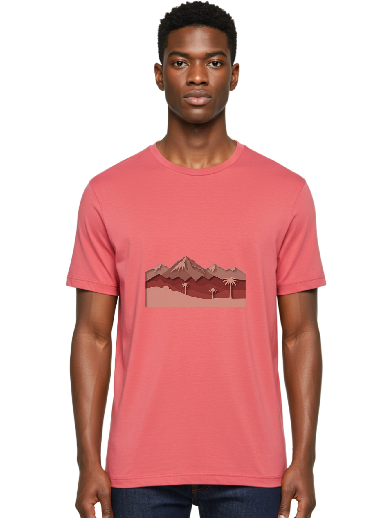 Desert-Mountains Men'S Graphic Tee, 100% Cotton, Comfortable Casual Summer Wear, Machine Washable, Vintage Camera, Old Camera, Antique Camera, Black Camera, Classic Photography, Photography Equipment, Nostalgic Device, Film Camera, Camera Art Bam247