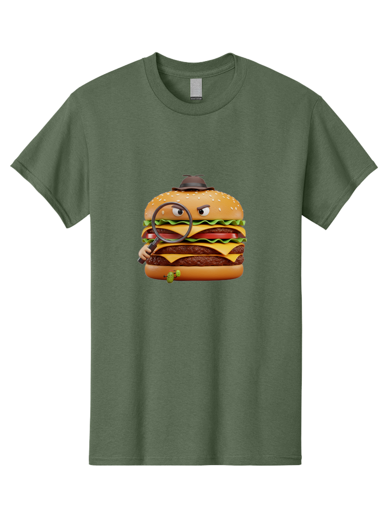 Detective-Burger Men'S Graphic Tee, 100% Cotton, Comfortable Casual Summer Wear, Machine Washable, Vintage Camera, Old Camera, Antique Camera, Black Camera, Classic Photography, Photography Equipment, Nostalgic Device, Film Camera, Camera Art Bam250