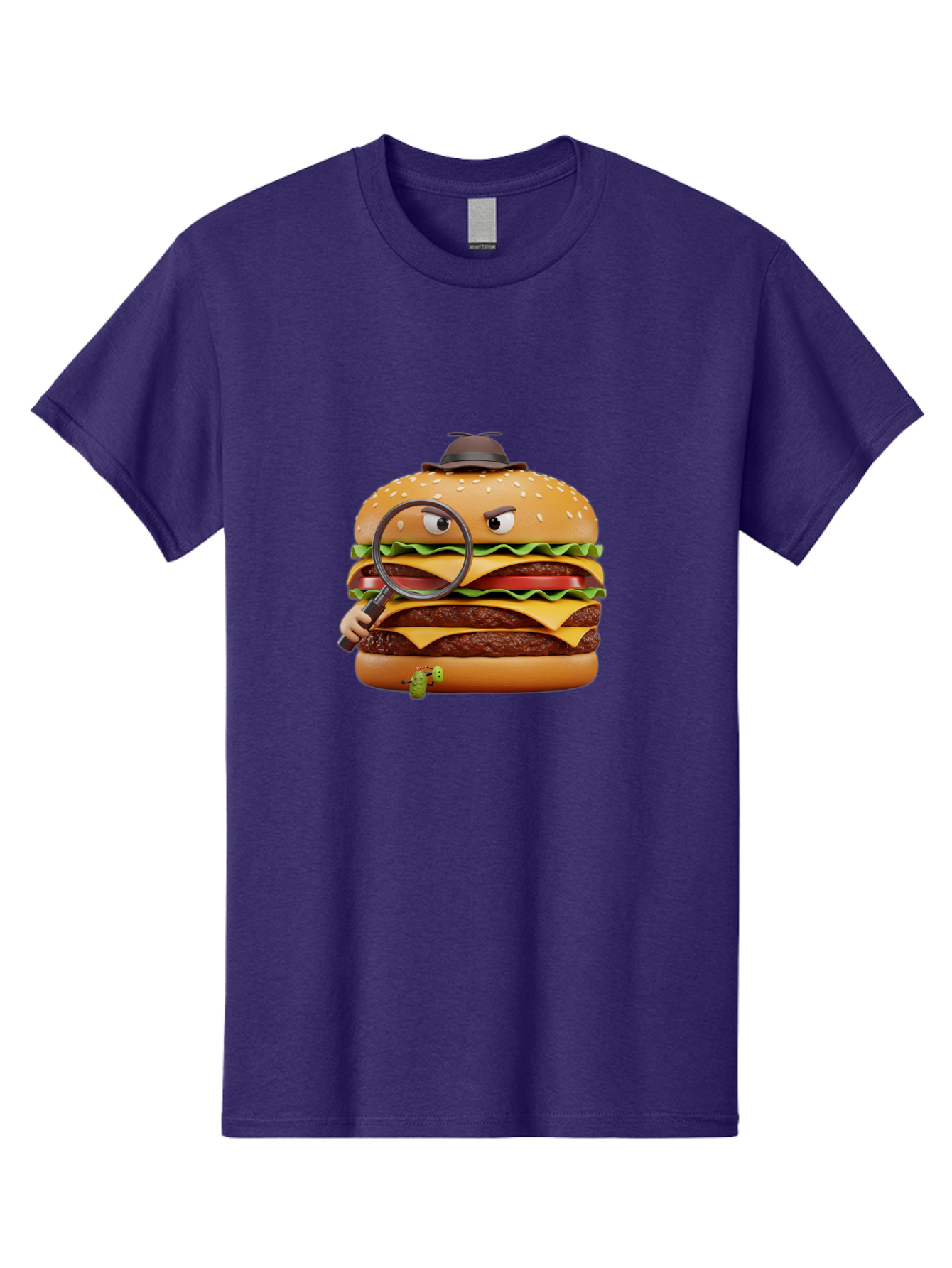 Detective-Burger Men'S Graphic Tee, 100% Cotton, Comfortable Casual Summer Wear, Machine Washable, Vintage Camera, Old Camera, Antique Camera, Black Camera, Classic Photography, Photography Equipment, Nostalgic Device, Film Camera, Camera Art Bam250