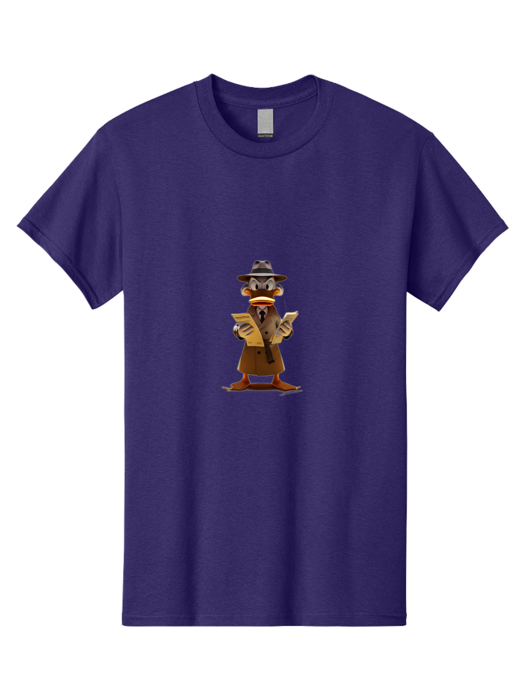 Detective-Duck-2 Men'S Graphic Tee, 100% Cotton, Comfortable Casual Summer Wear, Machine Washable, Vintage Camera, Old Camera, Antique Camera, Black Camera, Classic Photography, Photography Equipment, Nostalgic Device, Film Camera, Camera Art Bam252