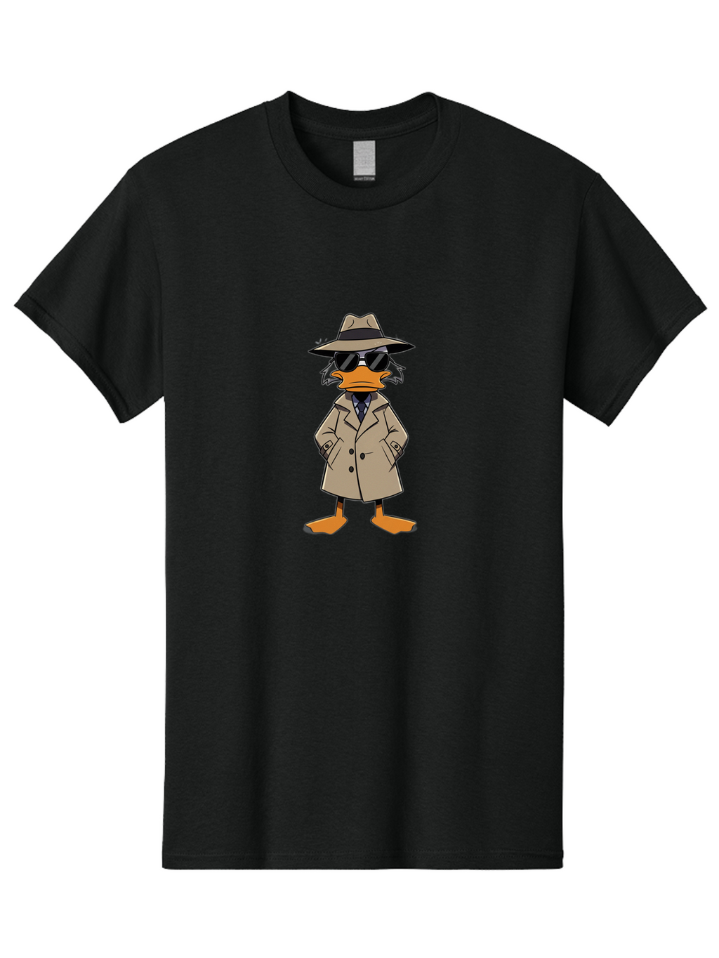 Detective-Duck Men'S Graphic Tee, 100% Cotton, Comfortable Casual Summer Wear, Machine Washable, Vintage Camera, Old Camera, Antique Camera, Black Camera, Classic Photography, Photography Equipment, Nostalgic Device, Film Camera, Camera Art Bam253