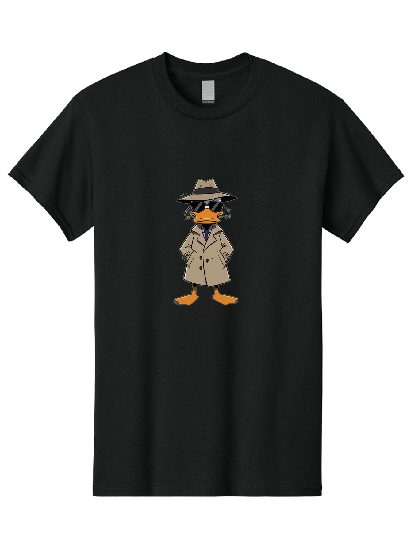 Detective-Duck Men'S Graphic Tee, 100% Cotton, Comfortable Casual Summer Wear, Machine Washable, Vintage Camera, Old Camera, Antique Camera, Black Camera, Classic Photography, Photography Equipment, Nostalgic Device, Film Camera, Camera Art Bam253