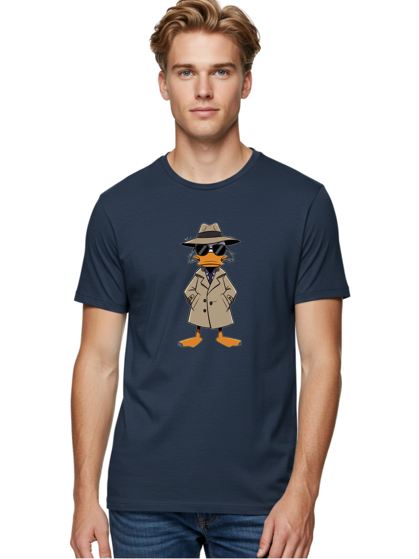 Detective-Duck Men'S Graphic Tee, 100% Cotton, Comfortable Casual Summer Wear, Machine Washable, Vintage Camera, Old Camera, Antique Camera, Black Camera, Classic Photography, Photography Equipment, Nostalgic Device, Film Camera, Camera Art Bam253