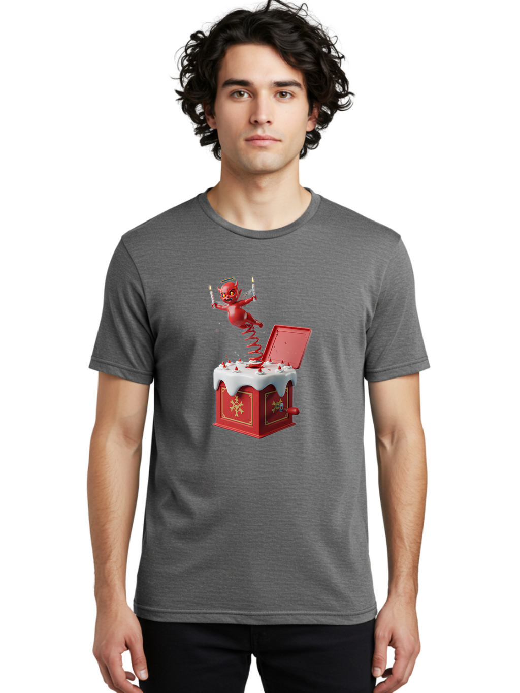 Devil-Jack-In-The-Box Men'S Graphic Tee, 100% Cotton, Comfortable Casual Summer Wear, Machine Washable, Vintage Camera, Old Camera, Antique Camera, Black Camera, Classic Photography, Photography Equipment, Nostalgic Device, Film Camera, Bam255
