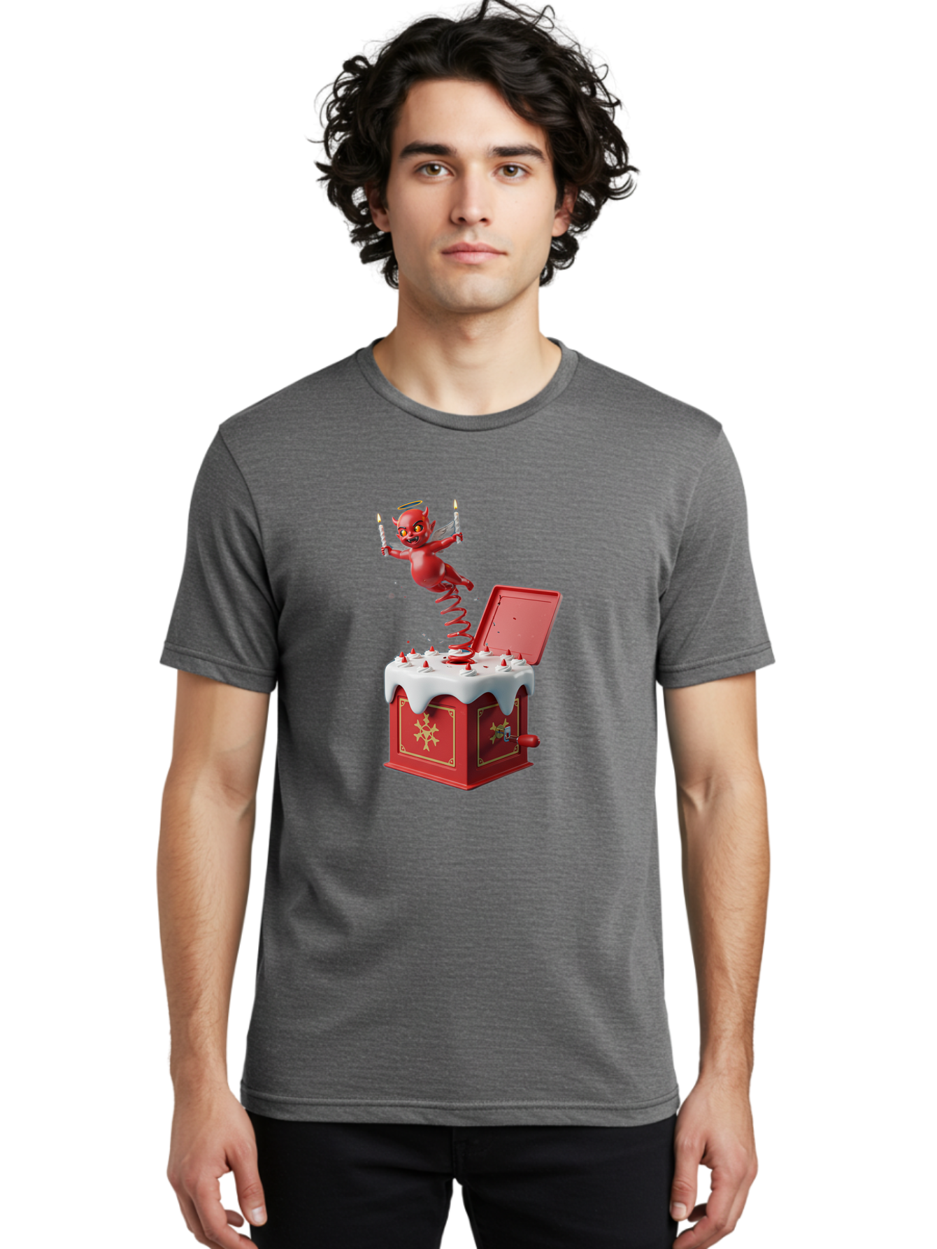 Devil-Jack-In-The-Box Men'S Graphic Tee, 100% Cotton, Comfortable Casual Summer Wear, Machine Washable, Vintage Camera, Old Camera, Antique Camera, Black Camera, Classic Photography, Photography Equipment, Nostalgic Device, Film Camera, Bam255
