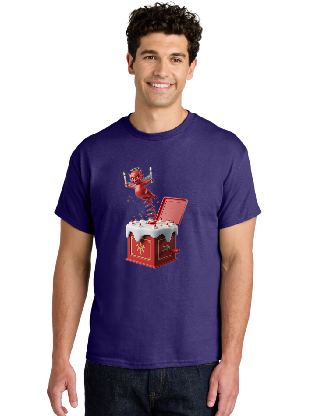 Devil-Jack-In-The-Box Men'S Graphic Tee, 100% Cotton, Comfortable Casual Summer Wear, Machine Washable, Vintage Camera, Old Camera, Antique Camera, Black Camera, Classic Photography, Photography Equipment, Nostalgic Device, Film Camera, Bam255