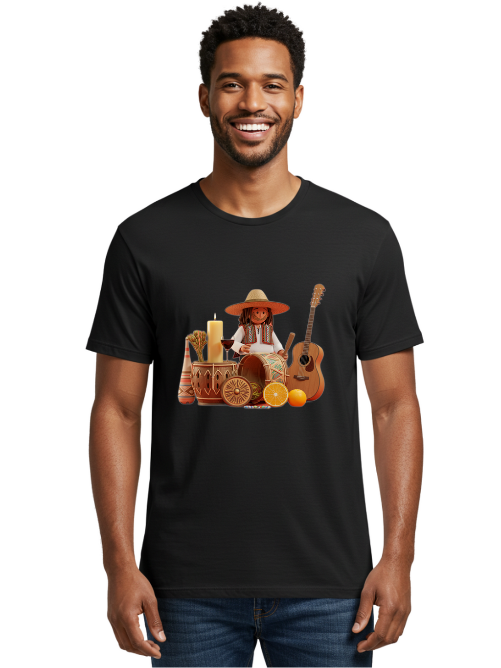 Dia-De-Los-Muertos Men'S Graphic Tee, 100% Cotton, Comfortable Casual Summer Wear, Machine Washable, Vintage Camera, Old Camera, Antique Camera, Black Camera, Classic Photography, Photography Equipment, Nostalgic Device, Film Camera, Bam256