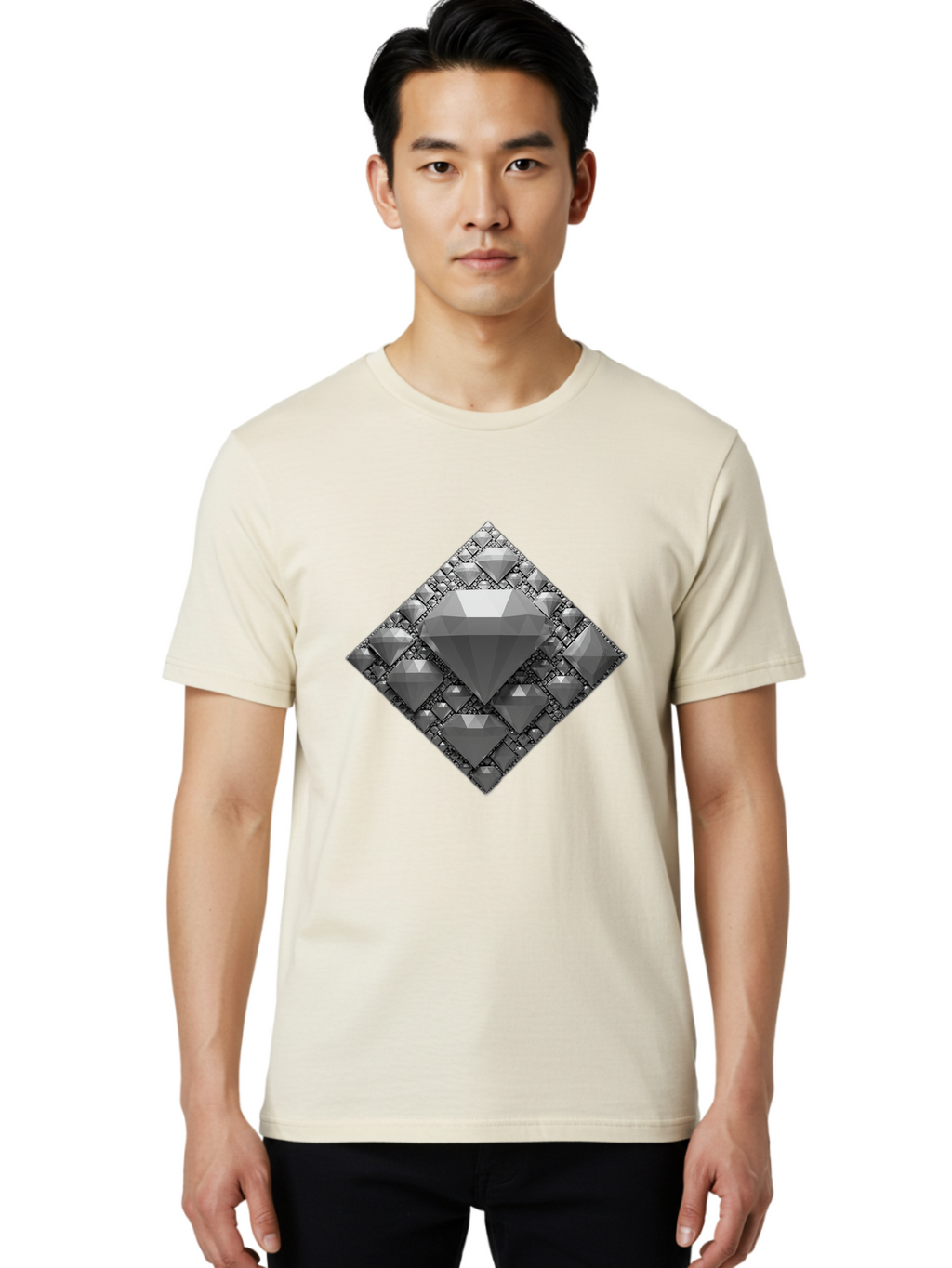 Diamond-Icon Men'S Graphic Tee, 100% Cotton, Comfortable Casual Summer Wear, Machine Washable, Vintage Camera, Old Camera, Antique Camera, Black Camera, Classic Photography, Photography Equipment, Nostalgic Device, Film Camera, Camera Art Bam257