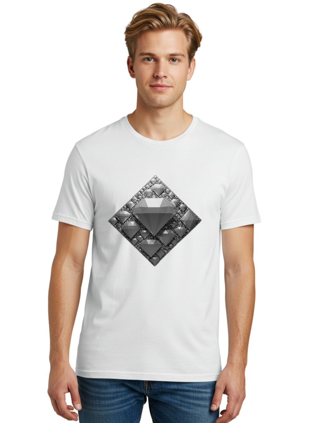 Diamond-Icon Men'S Graphic Tee, 100% Cotton, Comfortable Casual Summer Wear, Machine Washable, Vintage Camera, Old Camera, Antique Camera, Black Camera, Classic Photography, Photography Equipment, Nostalgic Device, Film Camera, Camera Art Bam257