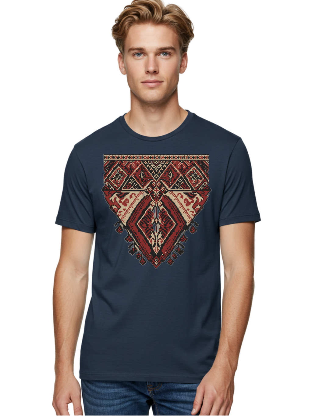 Diamond-Patterned-Rug Men'S Graphic Tee, 100% Cotton, Comfortable Casual Summer Wear, Machine Washable, Vintage Camera, Old Camera, Antique Camera, Black Camera, Classic Photography, Photography Equipment, Nostalgic Device, Film Camera, Bam259