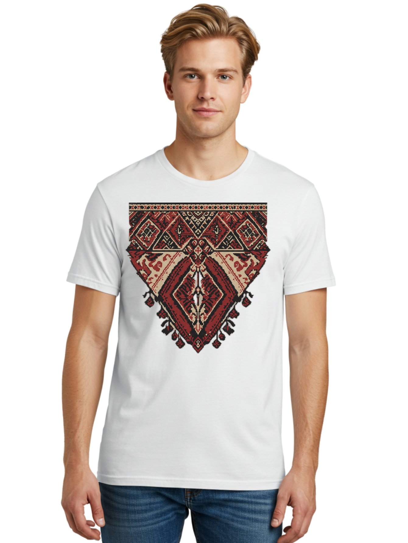 Diamond-Patterned-Rug Men'S Graphic Tee, 100% Cotton, Comfortable Casual Summer Wear, Machine Washable, Vintage Camera, Old Camera, Antique Camera, Black Camera, Classic Photography, Photography Equipment, Nostalgic Device, Film Camera, Bam259