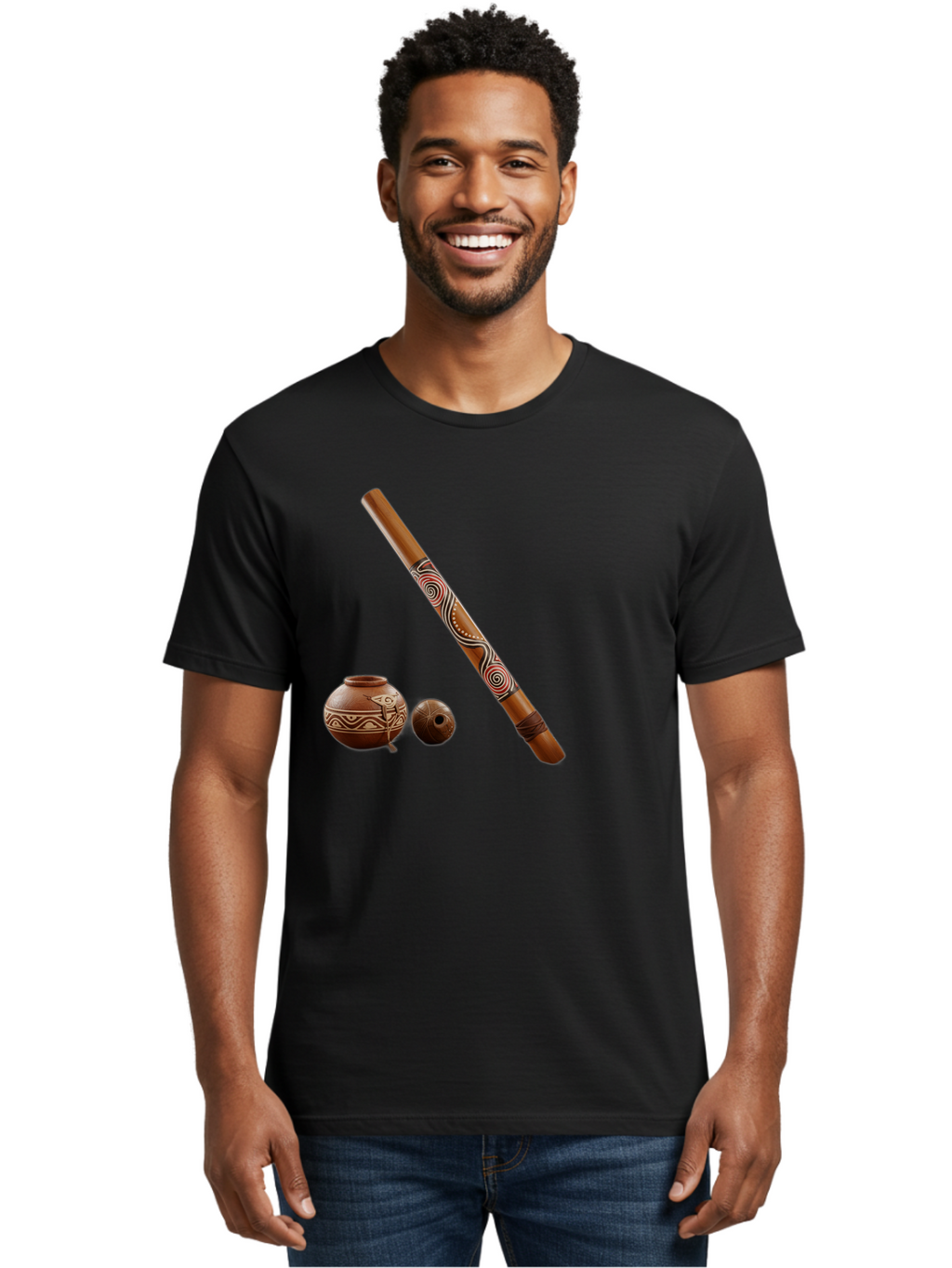 Didgeridoo Men'S Graphic Tee, 100% Cotton, Comfortable Casual Summer Wear, Machine Washable, Vintage Camera, Old Camera, Antique Camera, Black Camera, Classic Photography, Photography Equipment, Nostalgic Device, Film Camera, Camera Art Bam260