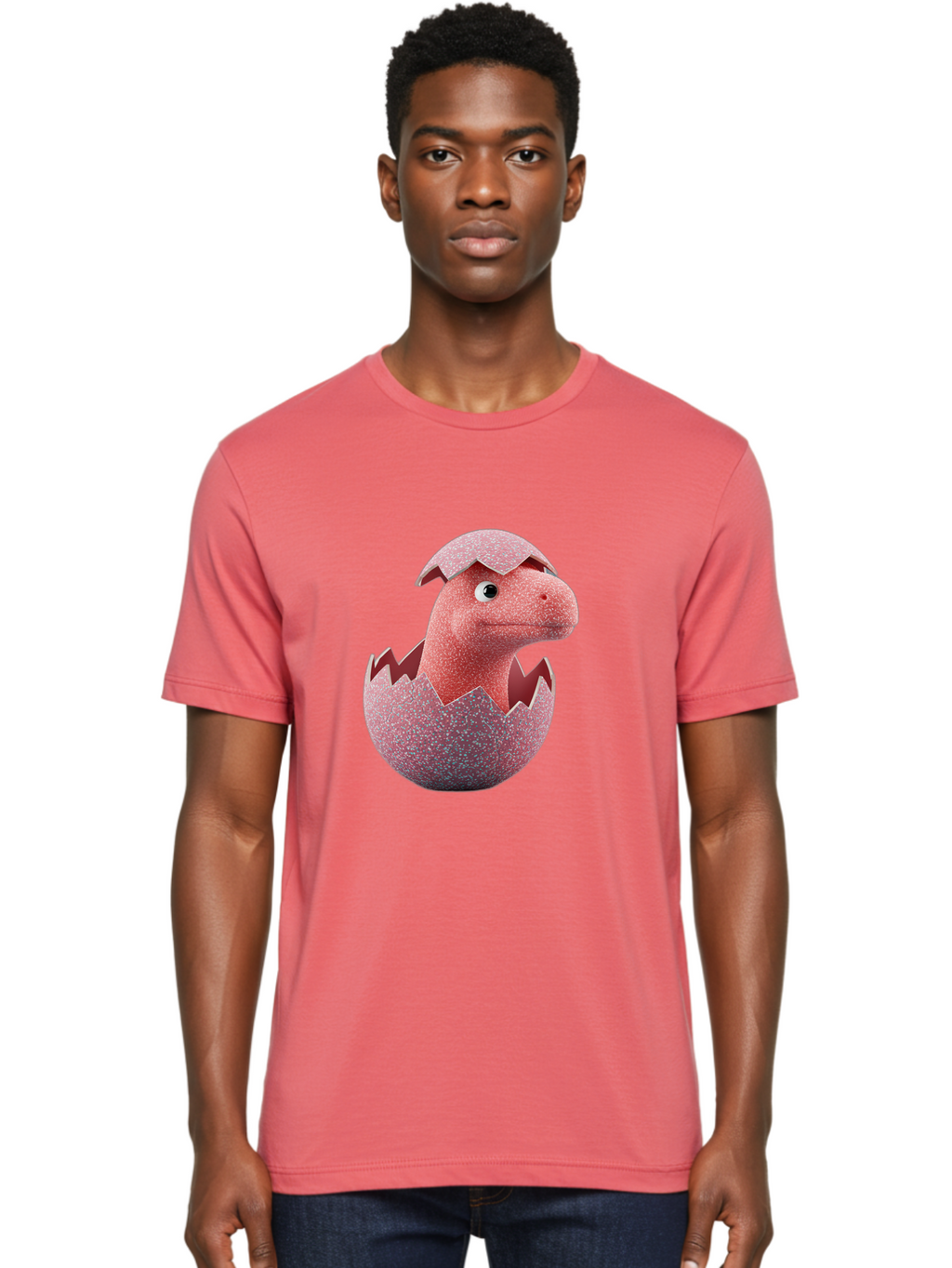 Dinosaur-Hatching-1 Men'S Graphic Tee, 100% Cotton, Comfortable Casual Summer Wear, Machine Washable, Vintage Camera, Old Camera, Antique Camera, Black Camera, Classic Photography, Photography Equipment, Nostalgic Device, Film Camera, Bam263
