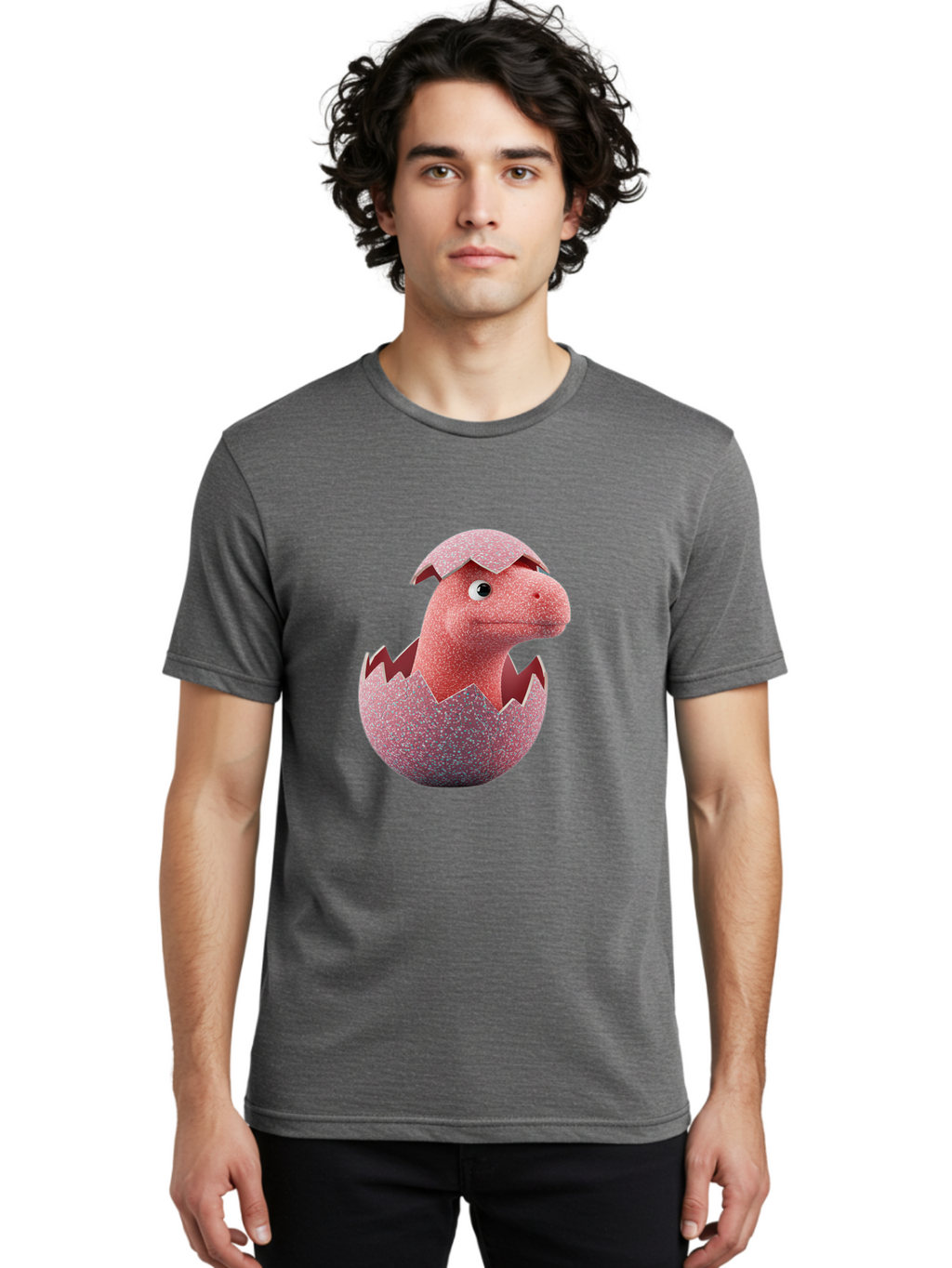 Dinosaur-Hatching-1 Men'S Graphic Tee, 100% Cotton, Comfortable Casual Summer Wear, Machine Washable, Vintage Camera, Old Camera, Antique Camera, Black Camera, Classic Photography, Photography Equipment, Nostalgic Device, Film Camera, Bam263