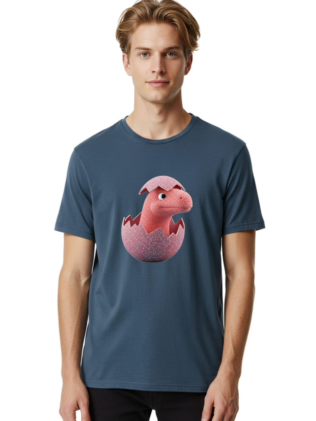 Dinosaur-Hatching-1 Men'S Graphic Tee, 100% Cotton, Comfortable Casual Summer Wear, Machine Washable, Vintage Camera, Old Camera, Antique Camera, Black Camera, Classic Photography, Photography Equipment, Nostalgic Device, Film Camera, Bam263