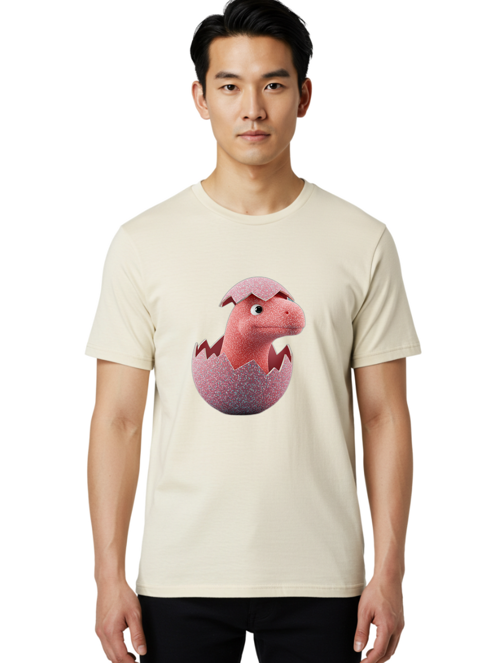 Dinosaur-Hatching-1 Men'S Graphic Tee, 100% Cotton, Comfortable Casual Summer Wear, Machine Washable, Vintage Camera, Old Camera, Antique Camera, Black Camera, Classic Photography, Photography Equipment, Nostalgic Device, Film Camera, Bam263