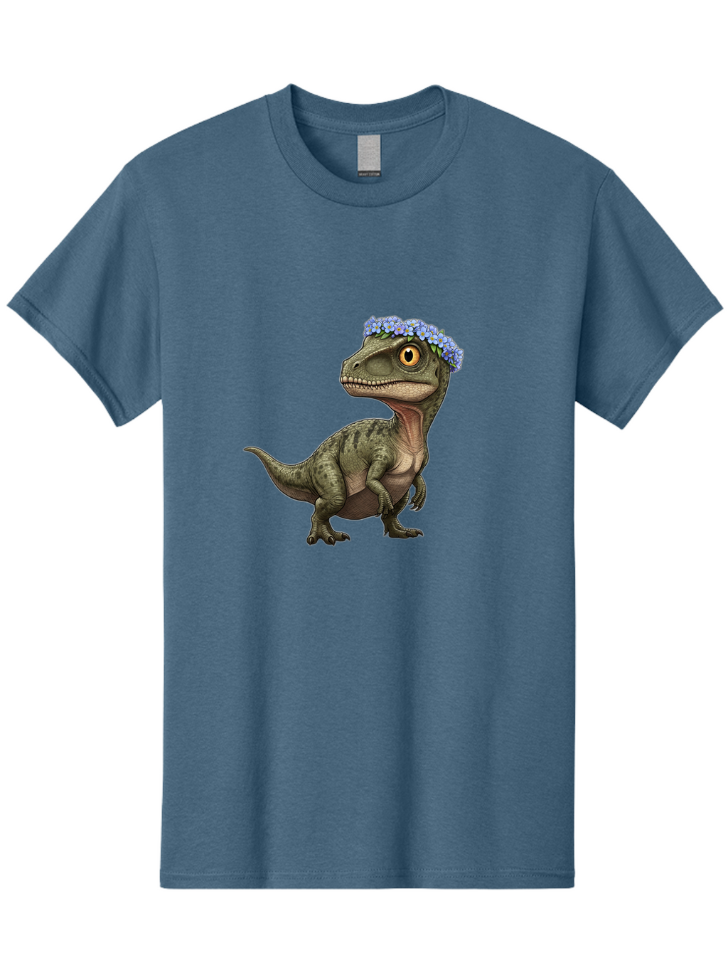 Dinosaur-With-Flower-Crown Men'S Graphic Tee, 100% Cotton, Comfortable Casual Summer Wear, Machine Washable, Vintage Camera, Old Camera, Antique Camera, Black Camera, Classic Photography, Photography Equipment, Nostalgic Device, Film Camera, Bam269