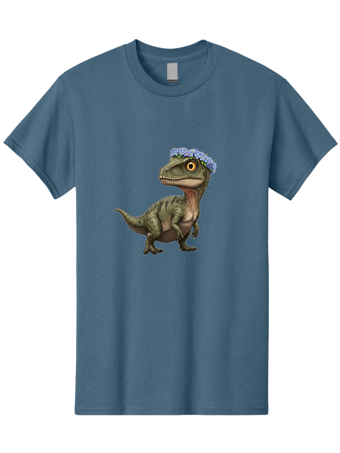 Dinosaur-With-Flower-Crown Men'S Graphic Tee, 100% Cotton, Comfortable Casual Summer Wear, Machine Washable, Vintage Camera, Old Camera, Antique Camera, Black Camera, Classic Photography, Photography Equipment, Nostalgic Device, Film Camera, Bam269