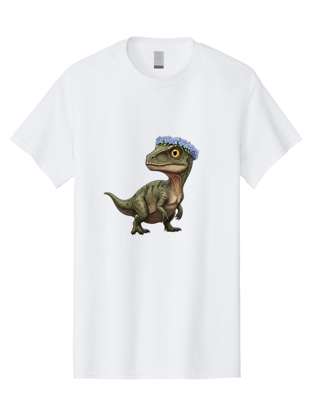 Dinosaur-With-Flower-Crown Men'S Graphic Tee, 100% Cotton, Comfortable Casual Summer Wear, Machine Washable, Vintage Camera, Old Camera, Antique Camera, Black Camera, Classic Photography, Photography Equipment, Nostalgic Device, Film Camera, Bam269