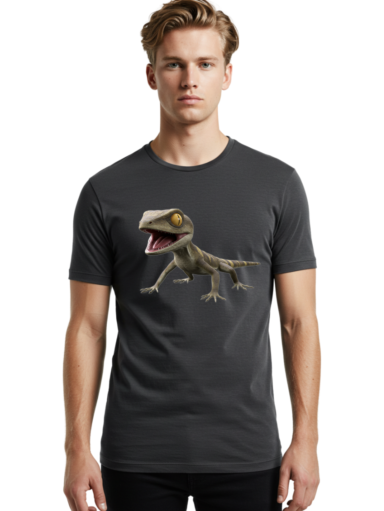 Dinosaur Men'S Graphic Tee, 100% Cotton, Comfortable Casual Summer Wear, Machine Washable, Vintage Camera, Old Camera, Antique Camera, Black Camera, Classic Photography, Photography Equipment, Nostalgic Device, Film Camera, Camera Art Bam272