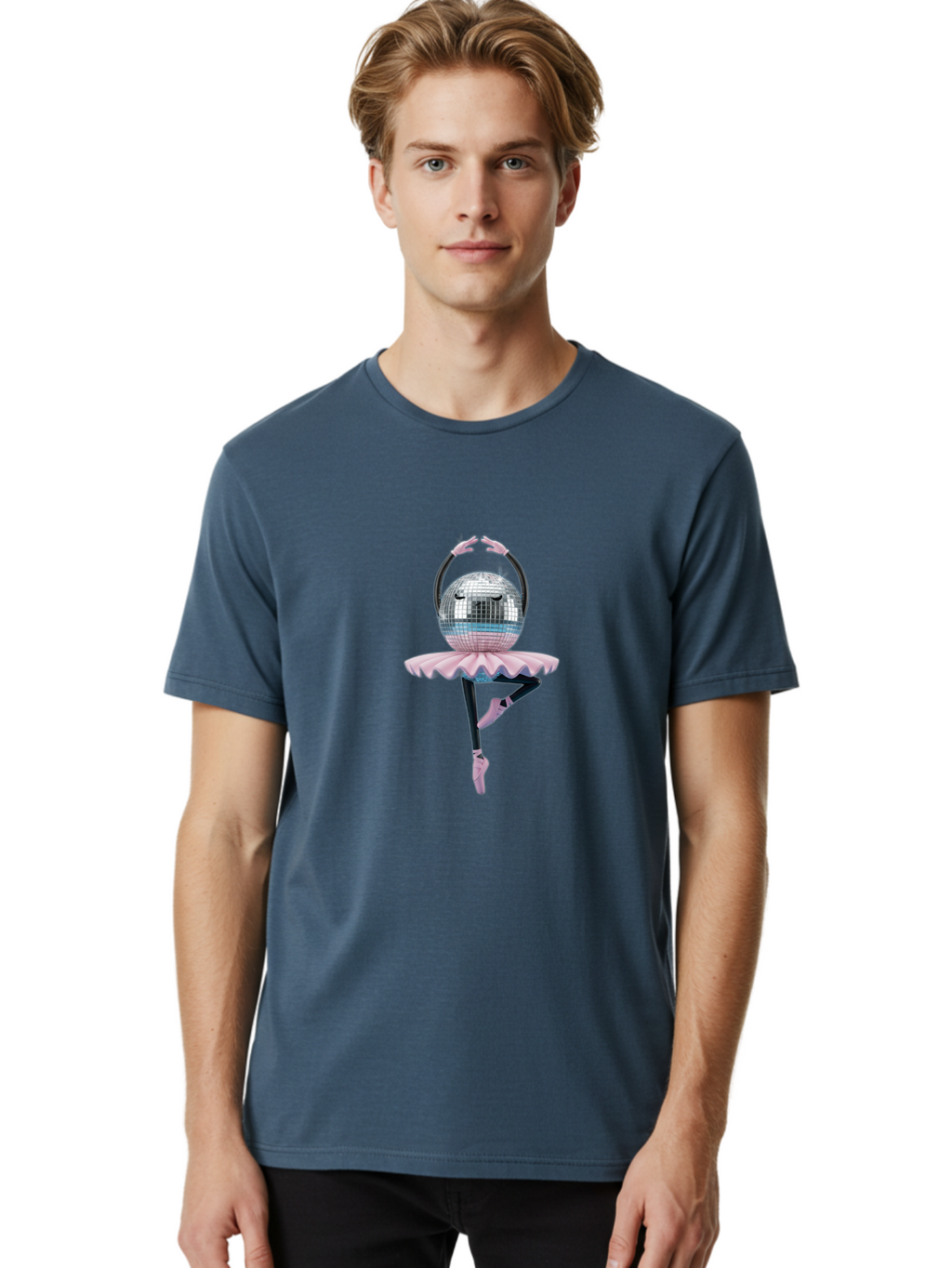 Disco-Ball-Ballerina Men'S Graphic Tee, 100% Cotton, Comfortable Casual Summer Wear, Machine Washable, Vintage Camera, Old Camera, Antique Camera, Black Camera, Classic Photography, Photography Equipment, Nostalgic Device, Film Camera, Bam273