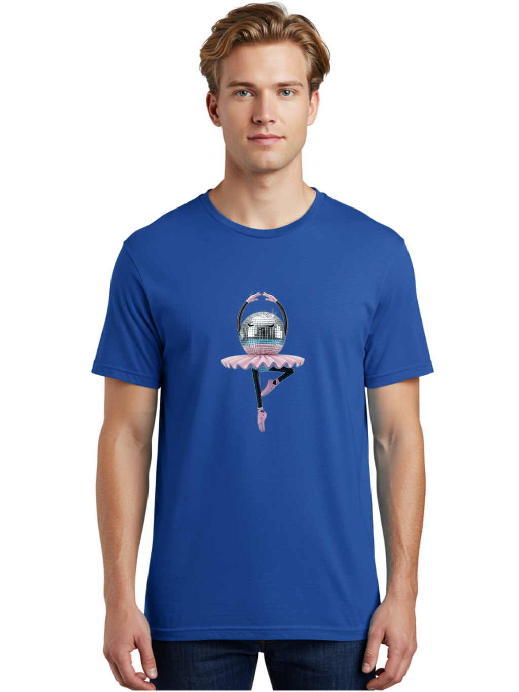 Disco-Ball-Ballerina Men'S Graphic Tee, 100% Cotton, Comfortable Casual Summer Wear, Machine Washable, Vintage Camera, Old Camera, Antique Camera, Black Camera, Classic Photography, Photography Equipment, Nostalgic Device, Film Camera, Bam273