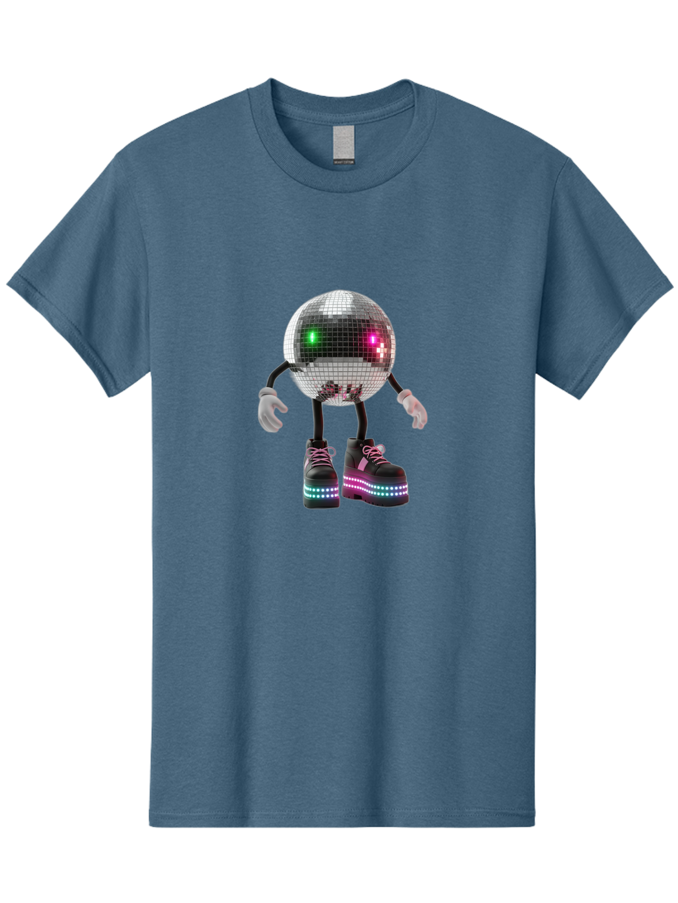 Disco-Ball-Character-1 Men'S Graphic Tee, 100% Cotton, Comfortable Casual Summer Wear, Machine Washable, Vintage Camera, Old Camera, Antique Camera, Black Camera, Classic Photography, Photography Equipment, Nostalgic Device, Film Camera, Bam274