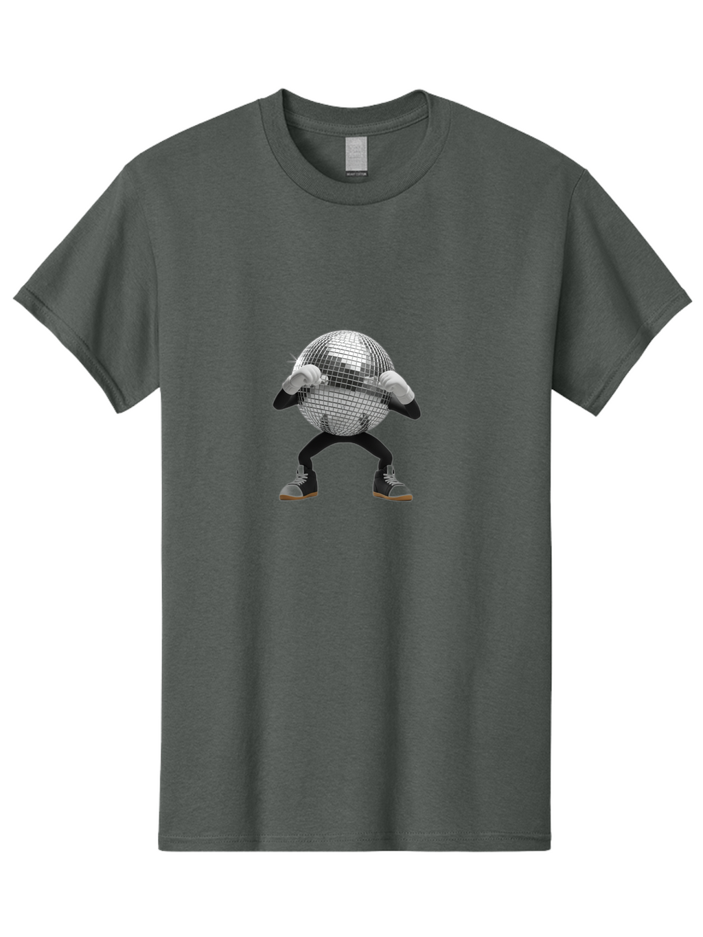 Disco-Ball-Character-2 Men'S Graphic Tee, 100% Cotton, Comfortable Casual Summer Wear, Machine Washable, Vintage Camera, Old Camera, Antique Camera, Black Camera, Classic Photography, Photography Equipment, Nostalgic Device, Film Camera, Bam275
