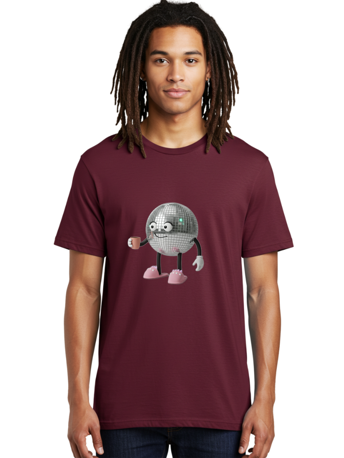 Disco-Ball-Character-3 Men'S Graphic Tee, 100% Cotton, Comfortable Casual Summer Wear, Machine Washable, Vintage Camera, Old Camera, Antique Camera, Black Camera, Classic Photography, Photography Equipment, Nostalgic Device, Film Camera, Bam276