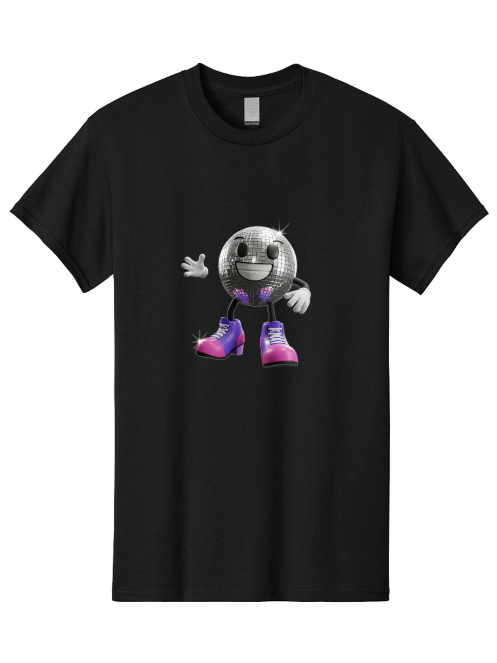 Disco-Ball-Character Men'S Graphic Tee, 100% Cotton, Comfortable Casual Summer Wear, Machine Washable, Vintage Camera, Old Camera, Antique Camera, Black Camera, Classic Photography, Photography Equipment, Nostalgic Device, Film Camera, Bam277