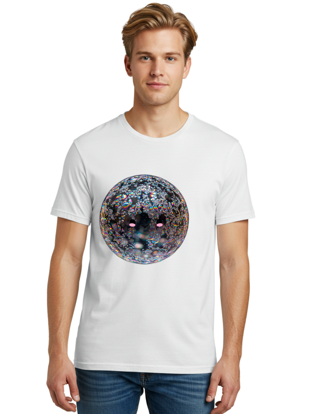 Disco-Ball-Creature Men'S Graphic Tee, 100% Cotton, Comfortable Casual Summer Wear, Machine Washable, Vintage Camera, Old Camera, Antique Camera, Black Camera, Classic Photography, Photography Equipment, Nostalgic Device, Film Camera, Bam279