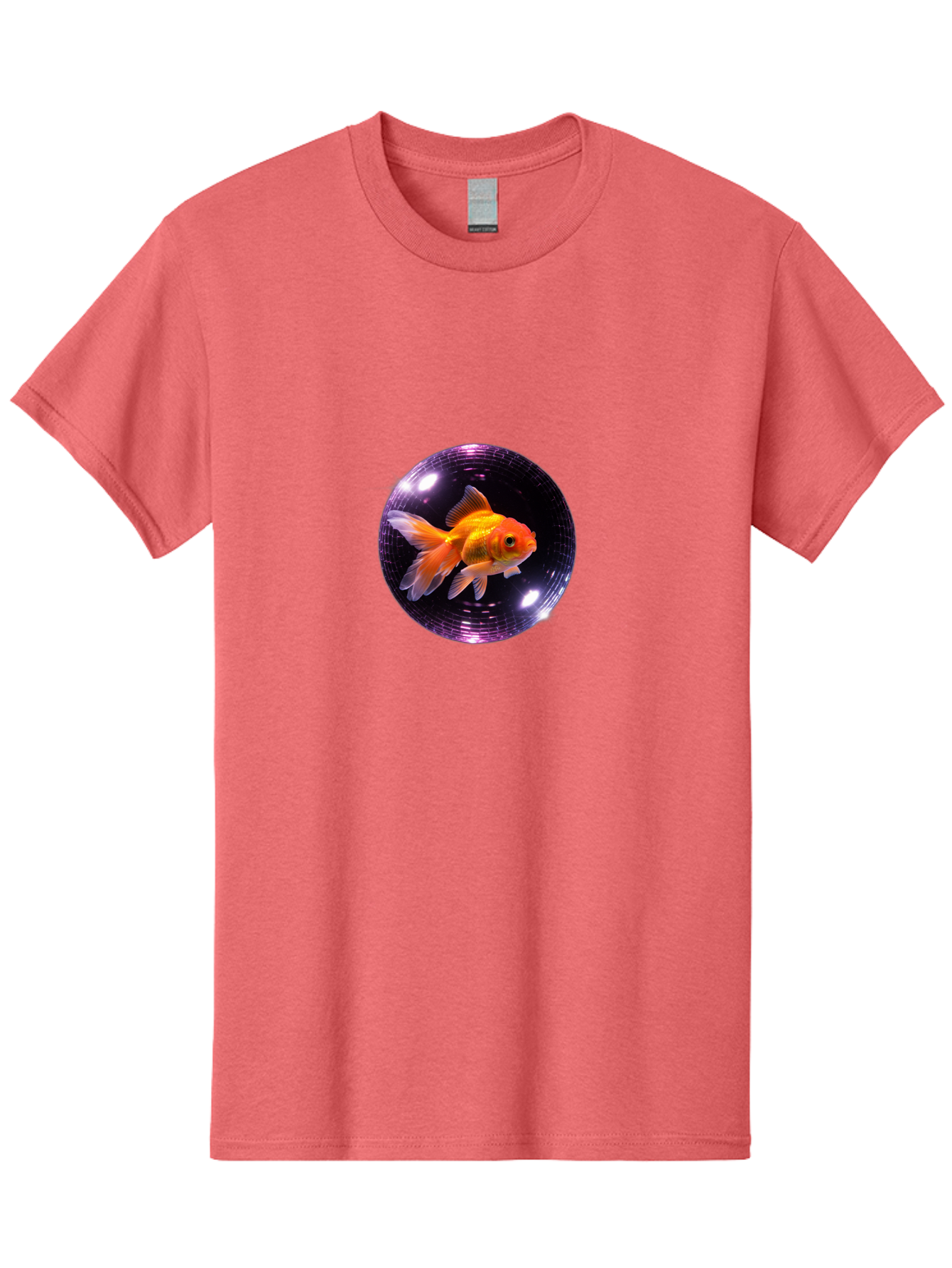 Disco-Ball-Goldfish Men'S Graphic Tee, 100% Cotton, Comfortable Casual Summer Wear, Machine Washable, Vintage Camera, Old Camera, Antique Camera, Black Camera, Classic Photography, Photography Equipment, Nostalgic Device, Film Camera, Bam280