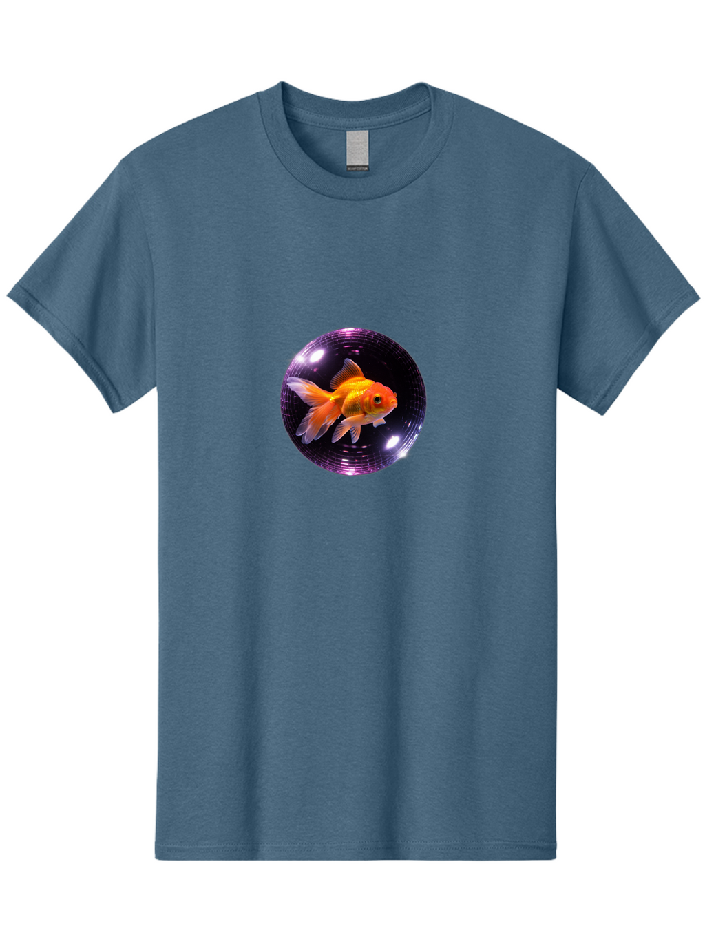 Disco-Ball-Goldfish Men'S Graphic Tee, 100% Cotton, Comfortable Casual Summer Wear, Machine Washable, Vintage Camera, Old Camera, Antique Camera, Black Camera, Classic Photography, Photography Equipment, Nostalgic Device, Film Camera, Bam280