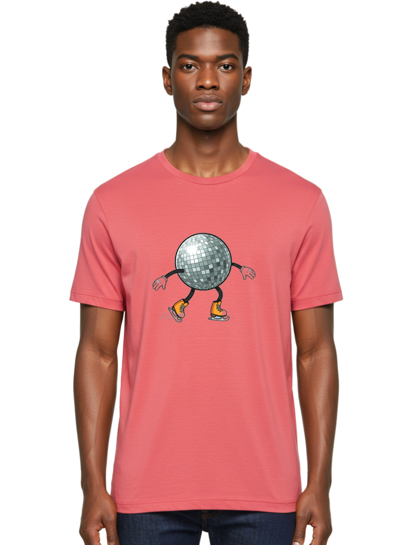 Disco-Ball-Ice-Skating Men'S Graphic Tee, 100% Cotton, Comfortable Casual Summer Wear, Machine Washable, Vintage Camera, Old Camera, Antique Camera, Black Camera, Classic Photography, Photography Equipment, Nostalgic Device, Film Camera, Bam282