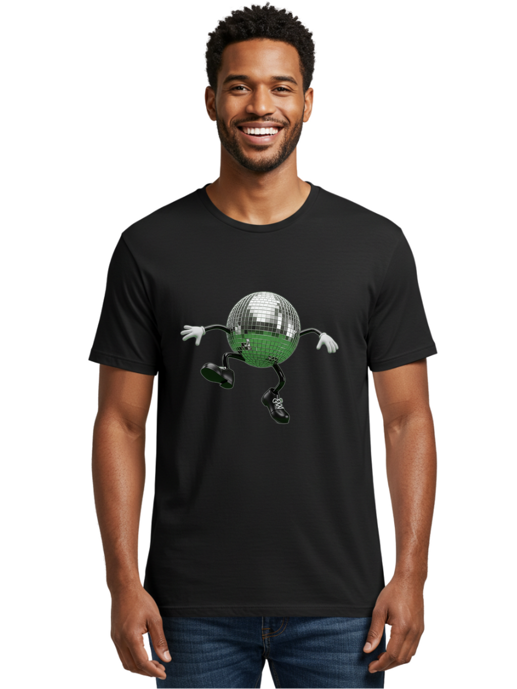 Disco-Ball Men'S Graphic Tee, 100% Cotton, Comfortable Casual Summer Wear, Machine Washable, Vintage Camera, Old Camera, Antique Camera, Black Camera, Classic Photography, Photography Equipment, Nostalgic Device, Film Camera, Camera Art Bam285