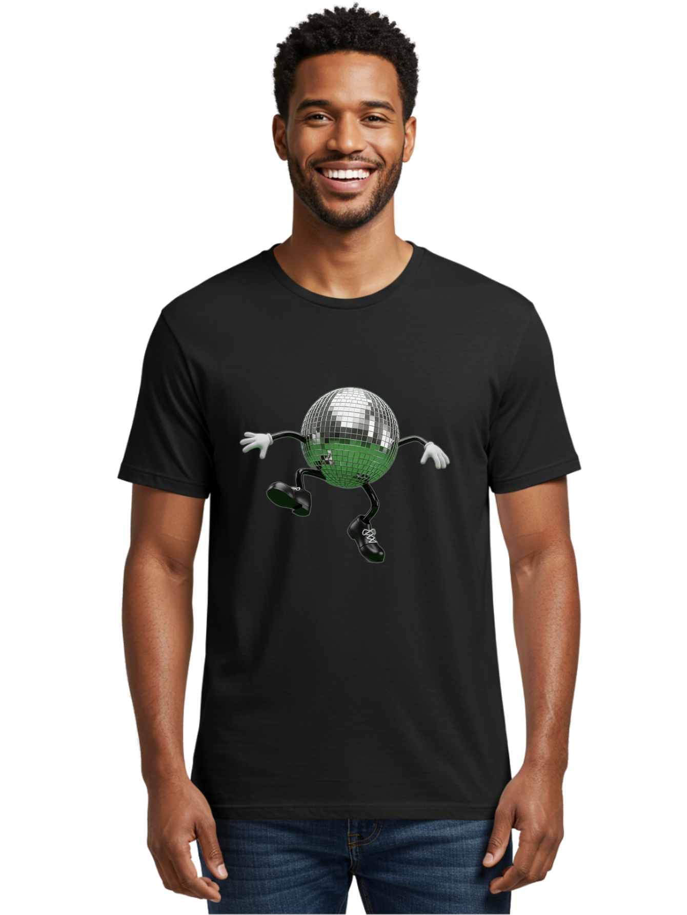Disco-Ball Men'S Graphic Tee, 100% Cotton, Comfortable Casual Summer Wear, Machine Washable, Vintage Camera, Old Camera, Antique Camera, Black Camera, Classic Photography, Photography Equipment, Nostalgic Device, Film Camera, Camera Art Bam285
