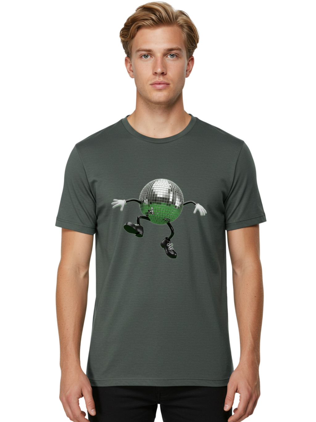Disco-Ball Men'S Graphic Tee, 100% Cotton, Comfortable Casual Summer Wear, Machine Washable, Vintage Camera, Old Camera, Antique Camera, Black Camera, Classic Photography, Photography Equipment, Nostalgic Device, Film Camera, Camera Art Bam285