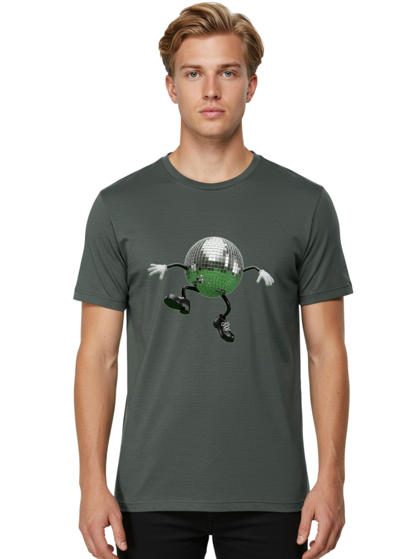 Disco-Ball Men'S Graphic Tee, 100% Cotton, Comfortable Casual Summer Wear, Machine Washable, Vintage Camera, Old Camera, Antique Camera, Black Camera, Classic Photography, Photography Equipment, Nostalgic Device, Film Camera, Camera Art Bam285