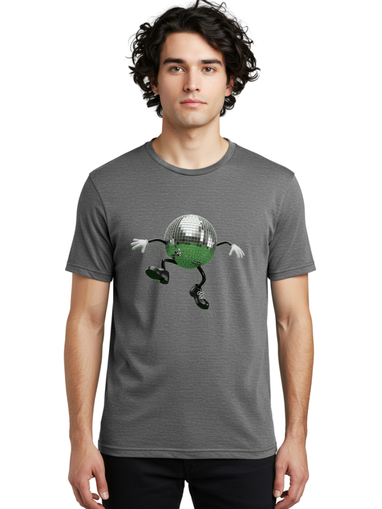 Disco-Ball Men'S Graphic Tee, 100% Cotton, Comfortable Casual Summer Wear, Machine Washable, Vintage Camera, Old Camera, Antique Camera, Black Camera, Classic Photography, Photography Equipment, Nostalgic Device, Film Camera, Camera Art Bam285