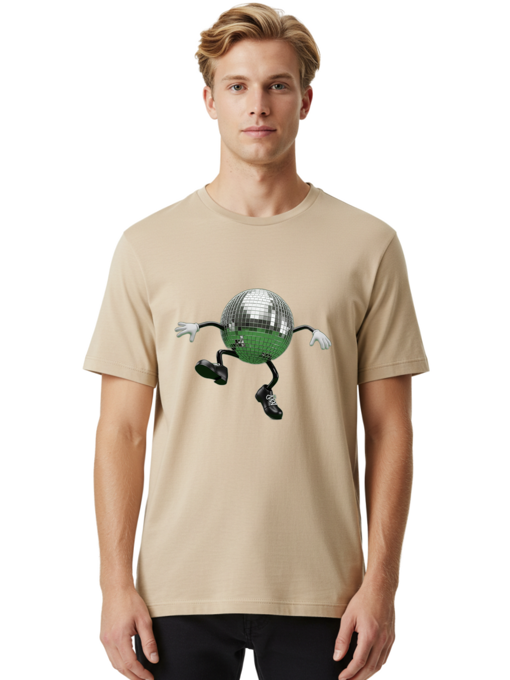 Disco-Ball Men'S Graphic Tee, 100% Cotton, Comfortable Casual Summer Wear, Machine Washable, Vintage Camera, Old Camera, Antique Camera, Black Camera, Classic Photography, Photography Equipment, Nostalgic Device, Film Camera, Camera Art Bam285