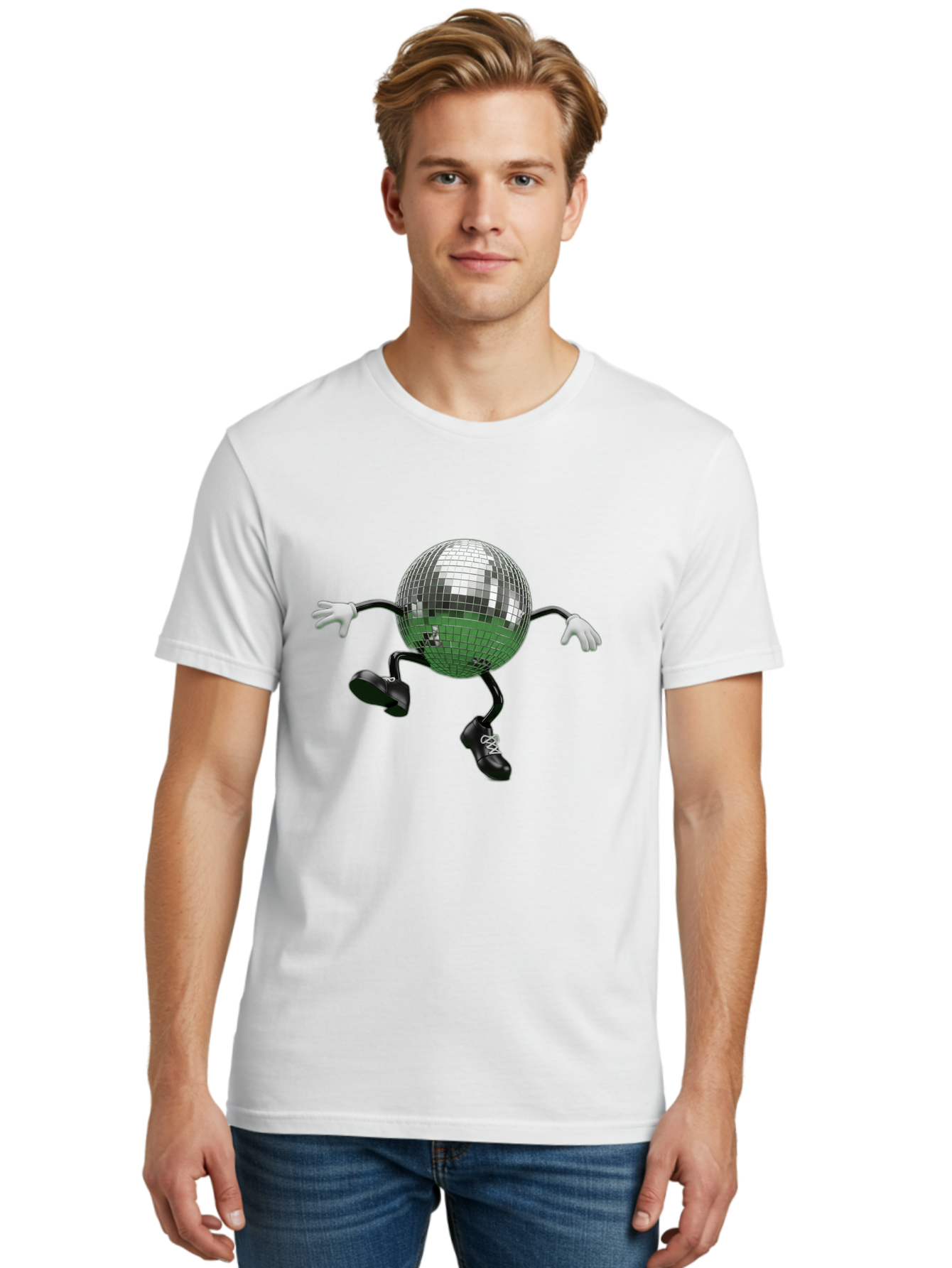 Disco-Ball Men'S Graphic Tee, 100% Cotton, Comfortable Casual Summer Wear, Machine Washable, Vintage Camera, Old Camera, Antique Camera, Black Camera, Classic Photography, Photography Equipment, Nostalgic Device, Film Camera, Camera Art Bam285
