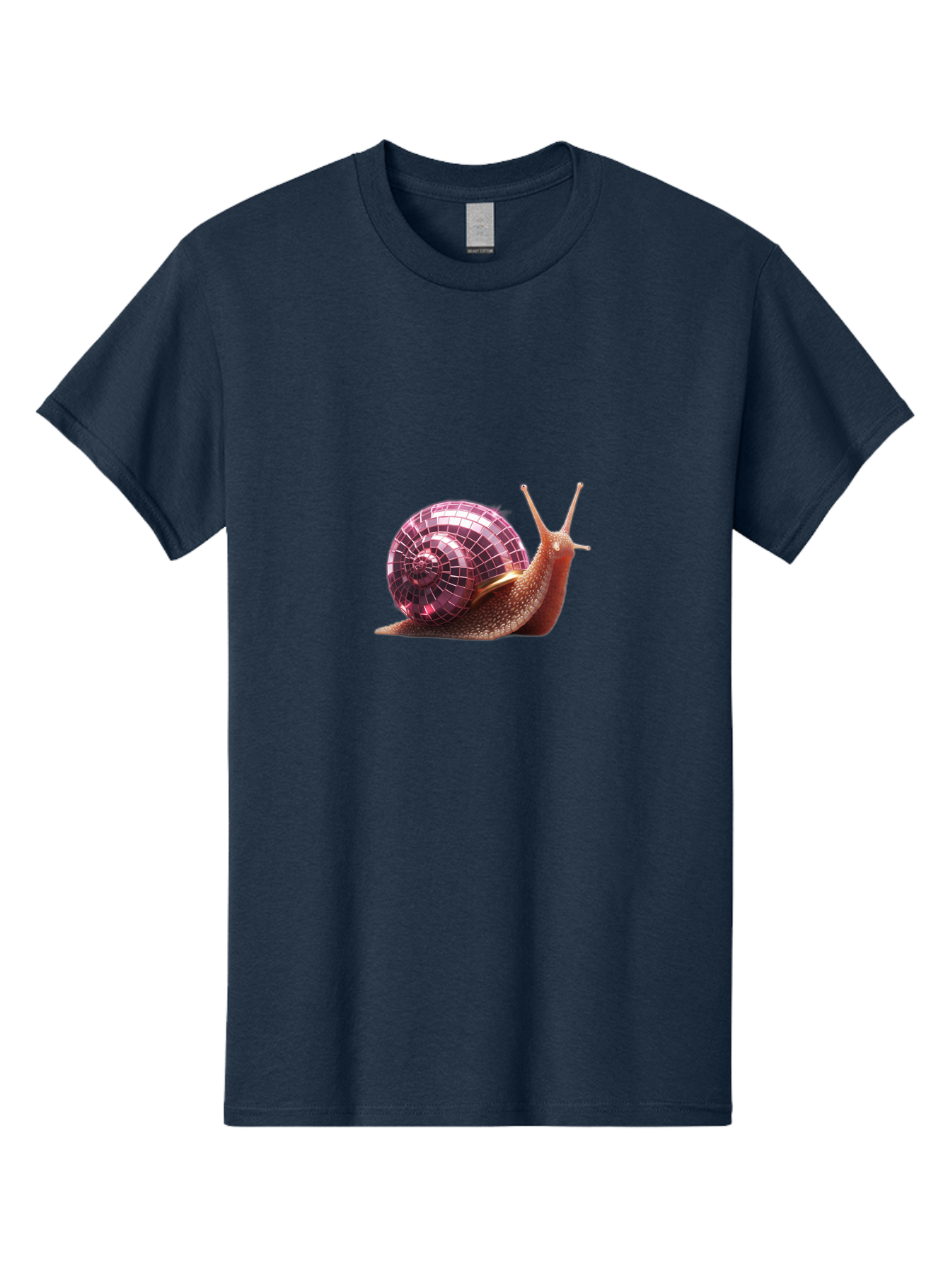 Disco-Snail-1 Men'S Graphic Tee, 100% Cotton, Comfortable Casual Summer Wear, Machine Washable, Vintage Camera, Old Camera, Antique Camera, Black Camera, Classic Photography, Photography Equipment, Nostalgic Device, Film Camera, Camera Art Bam286