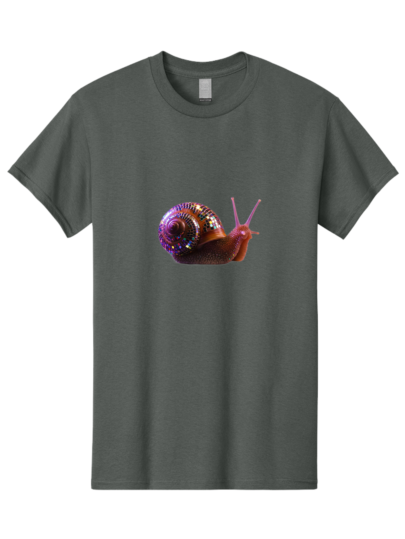 Disco-Snail-3 Men'S Graphic Tee, 100% Cotton, Comfortable Casual Summer Wear, Machine Washable, Vintage Camera, Old Camera, Antique Camera, Black Camera, Classic Photography, Photography Equipment, Nostalgic Device, Film Camera, Camera Art Bam288
