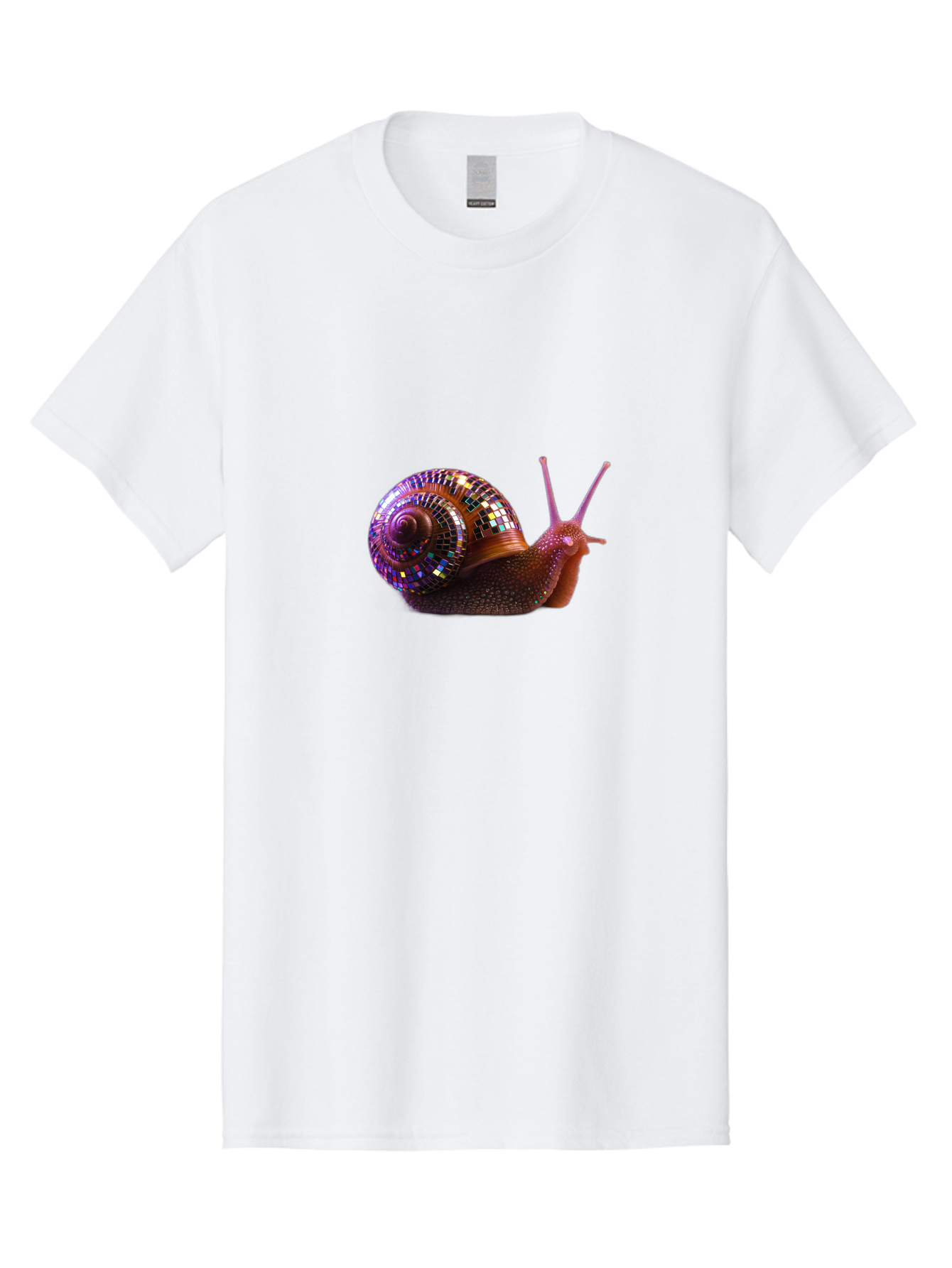 Disco-Snail-3 Men'S Graphic Tee, 100% Cotton, Comfortable Casual Summer Wear, Machine Washable, Vintage Camera, Old Camera, Antique Camera, Black Camera, Classic Photography, Photography Equipment, Nostalgic Device, Film Camera, Camera Art Bam288