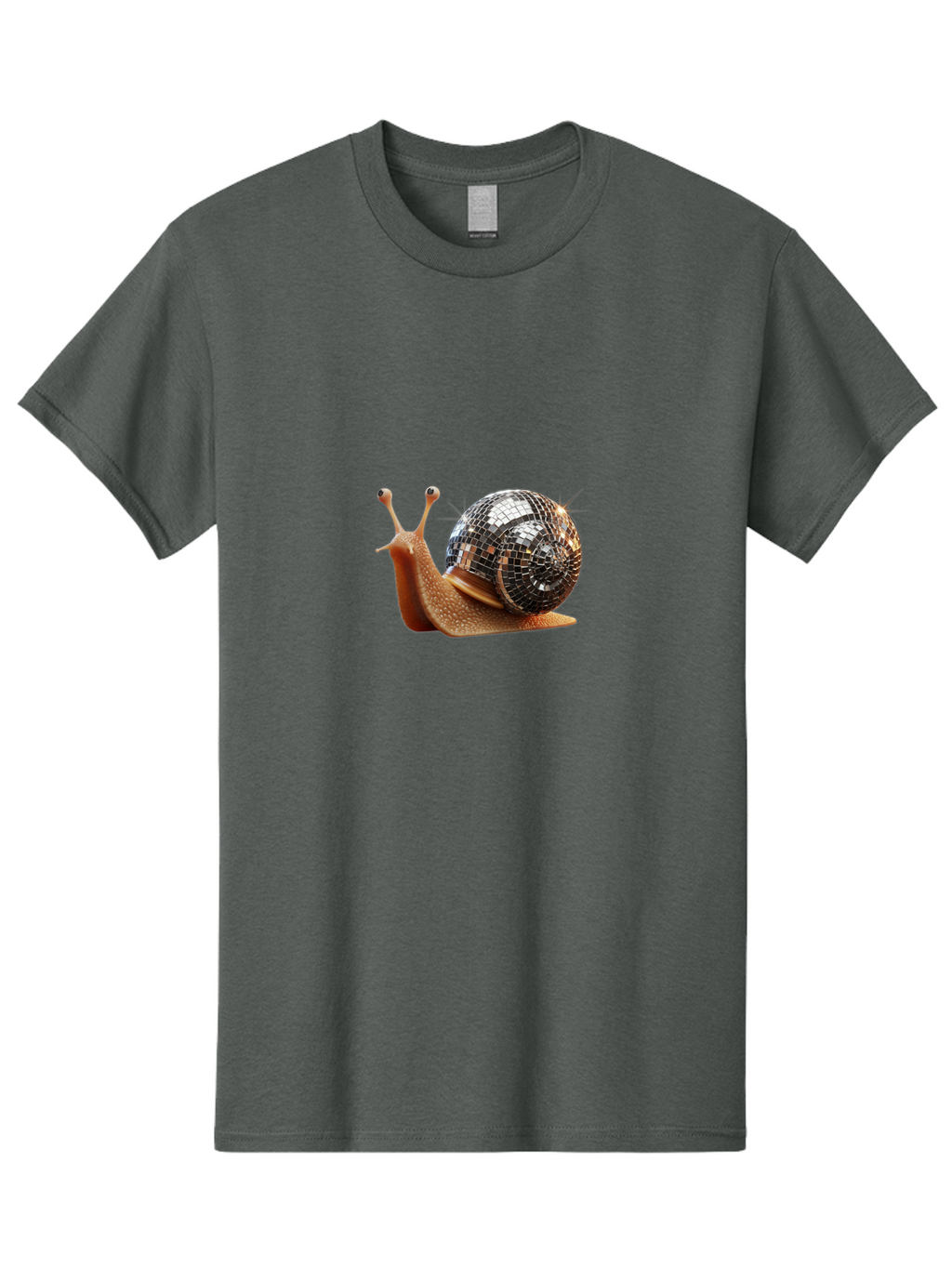 Disco-Snail-4 Men'S Graphic Tee, 100% Cotton, Comfortable Casual Summer Wear, Machine Washable, Vintage Camera, Old Camera, Antique Camera, Black Camera, Classic Photography, Photography Equipment, Nostalgic Device, Film Camera, Camera Art Bam289