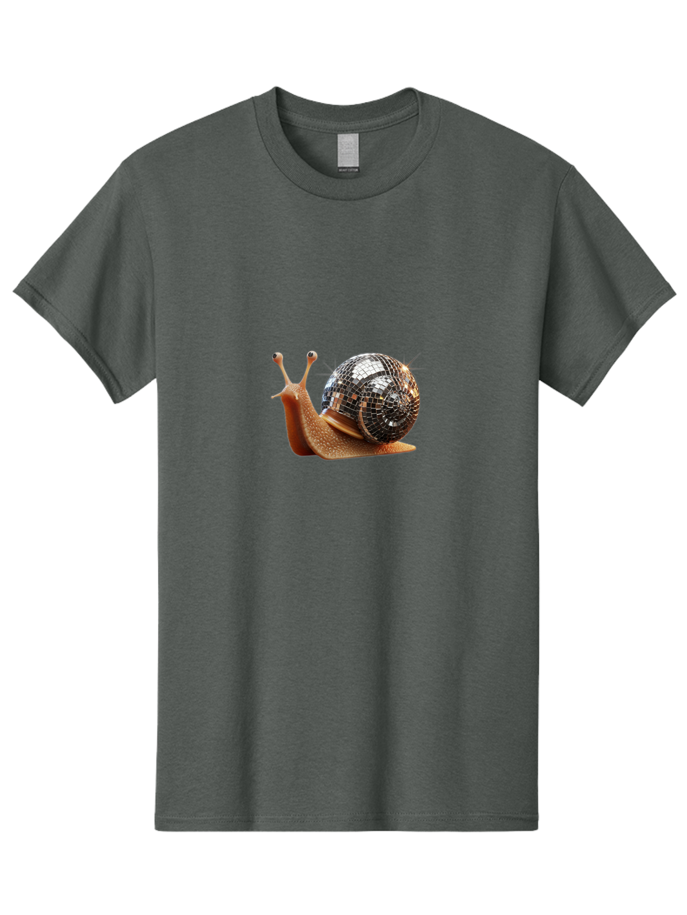 Disco-Snail-4 Men'S Graphic Tee, 100% Cotton, Comfortable Casual Summer Wear, Machine Washable, Vintage Camera, Old Camera, Antique Camera, Black Camera, Classic Photography, Photography Equipment, Nostalgic Device, Film Camera, Camera Art Bam289